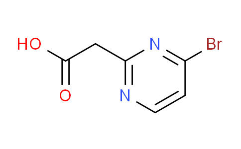 CAS No. 66621-83-8, 2-(4-Bromopyrimidin-2-yl)acetic acid