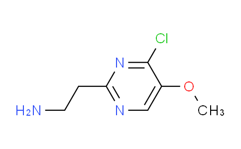 CAS No. 1353973-65-5, 2-(4-Chloro-5-methoxypyrimidin-2-yl)ethanamine