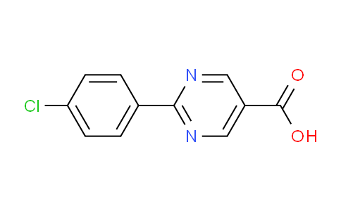CAS No. 878691-37-3, 2-(4-Chlorophenyl)pyrimidine-5-carboxylic acid