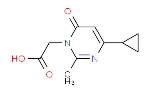CAS No. 1708437-05-1, 2-(4-Cyclopropyl-2-methyl-6-oxopyrimidin-1(6H)-yl)acetic acid