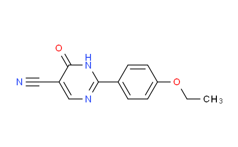 CAS No. 59855-70-8, 2-(4-Ethoxyphenyl)-6-oxo-1,6-dihydropyrimidine-5-carbonitrile