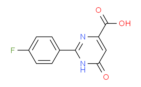 CAS No. 1267461-58-4, 2-(4-Fluorophenyl)-6-oxo-1,6-dihydropyrimidine-4-carboxylic acid