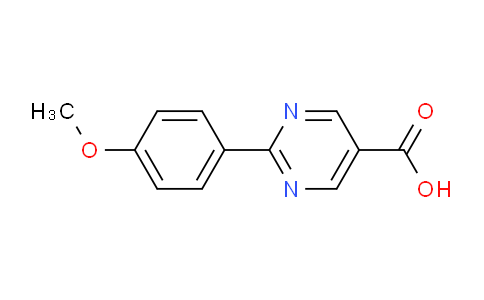 CAS No. 65586-76-7, 2-(4-Methoxyphenyl)pyrimidine-5-carboxylic acid