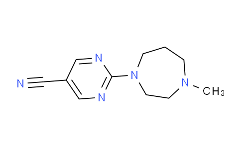 CAS No. 1707587-17-4, 2-(4-Methyl-1,4-diazepan-1-yl)pyrimidine-5-carbonitrile