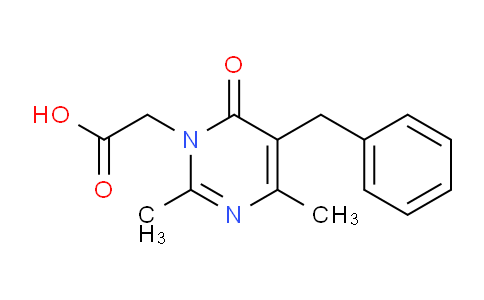 CAS No. 1707571-68-3, 2-(5-Benzyl-2,4-dimethyl-6-oxopyrimidin-1(6H)-yl)acetic acid