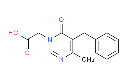CAS No. 1707571-67-2, 2-(5-Benzyl-4-methyl-6-oxopyrimidin-1(6H)-yl)acetic acid