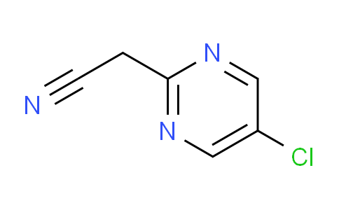 CAS No. 1227581-41-0, 2-(5-Chloropyrimidin-2-yl)acetonitrile
