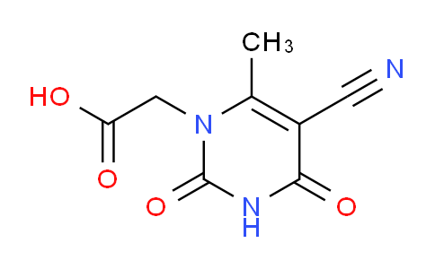 CAS No. 5900-45-8, 2-(5-Cyano-6-methyl-2,4-dioxo-3,4-dihydropyrimidin-1(2H)-yl)acetic acid
