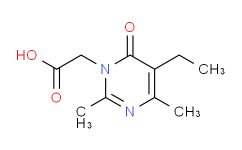 CAS No. 1708178-79-3, 2-(5-Ethyl-2,4-dimethyl-6-oxopyrimidin-1(6H)-yl)acetic acid