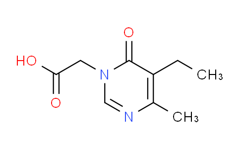 CAS No. 1707378-89-9, 2-(5-Ethyl-4-methyl-6-oxopyrimidin-1(6H)-yl)acetic acid