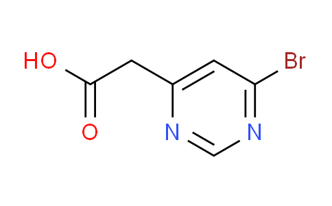 CAS No. 1784350-22-6, 2-(6-Bromopyrimidin-4-yl)acetic acid