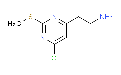 CAS No. 339017-83-3, 2-(6-Chloro-2-(methylthio)pyrimidin-4-yl)ethanamine
