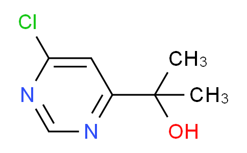 CAS No. 1289106-79-1, 2-(6-Chloropyrimidin-4-yl)propan-2-ol