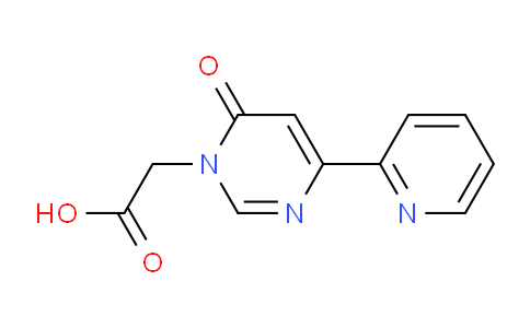 CAS No. 1708437-01-7, 2-(6-Oxo-4-(pyridin-2-yl)pyrimidin-1(6H)-yl)acetic acid