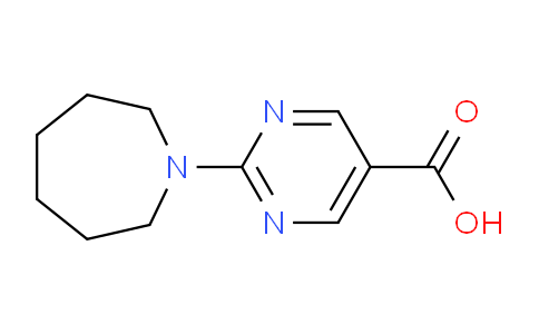 CAS No. 1220027-81-5, 2-(Azepan-1-yl)pyrimidine-5-carboxylic acid