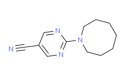 CAS No. 1707586-61-5, 2-(Azocan-1-yl)pyrimidine-5-carbonitrile