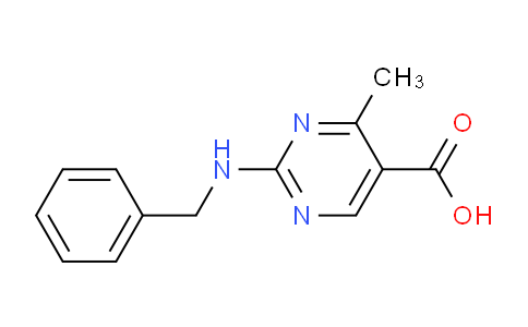 CAS No. 857410-55-0, 2-(Benzylamino)-4-methylpyrimidine-5-carboxylic acid