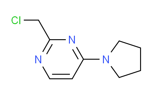 CAS No. 748733-00-8, 2-(Chloromethyl)-4-(pyrrolidin-1-yl)pyrimidine