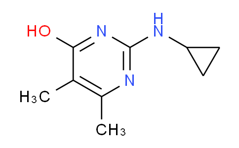CAS No. 1379811-68-3, 2-(Cyclopropylamino)-5,6-dimethylpyrimidin-4-ol