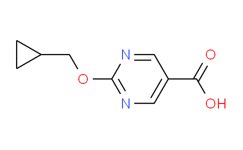 CAS No. 1402232-66-9, 2-(Cyclopropylmethoxy)pyrimidine-5-carboxylic acid