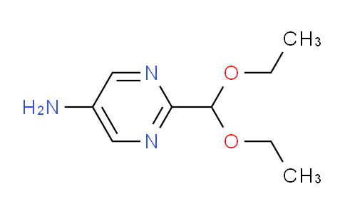 CAS No. 331808-99-2, 2-(Diethoxymethyl)pyrimidin-5-amine
