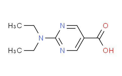 CAS No. 927803-51-8, 2-(Diethylamino)pyrimidine-5-carboxylic acid