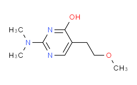 CAS No. 1403567-99-6, 2-(Dimethylamino)-5-(2-methoxyethyl)pyrimidin-4-ol