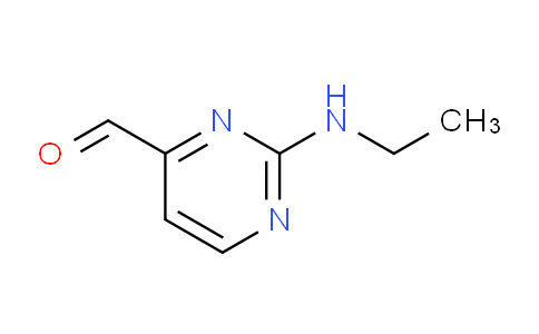 CAS No. 1260788-30-4, 2-(Ethylamino)pyrimidine-4-carbaldehyde