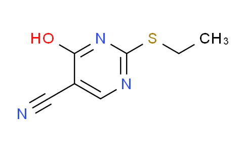 CAS No. 46118-11-0, 2-(Ethylthio)-4-hydroxypyrimidine-5-carbonitrile