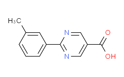 CAS No. 928713-04-6, 2-(m-Tolyl)pyrimidine-5-carboxylic acid