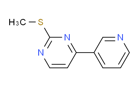 CAS No. 637354-24-6, 2-(Methylthio)-4-(pyridin-3-yl)pyrimidine