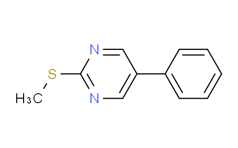 CAS No. 31408-20-5, 2-(Methylthio)-5-phenylpyrimidine