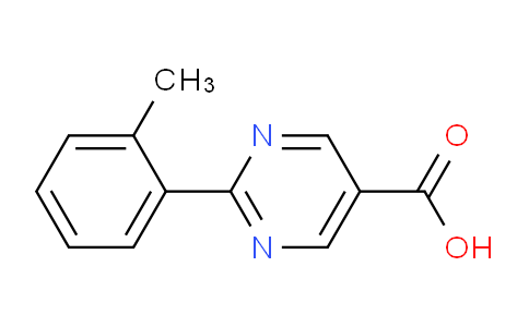CAS No. 928712-77-0, 2-(o-Tolyl)pyrimidine-5-carboxylic acid