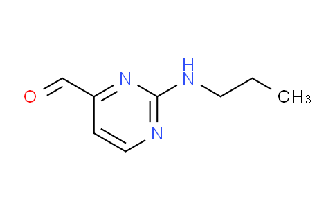 CAS No. 1260815-50-6, 2-(Propylamino)pyrimidine-4-carbaldehyde