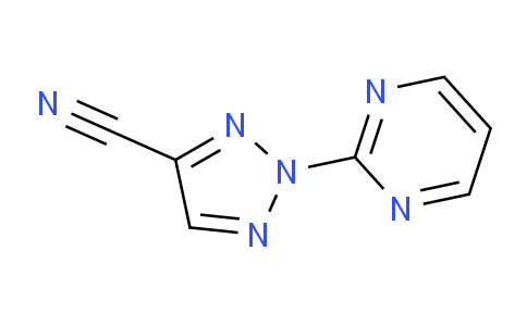 CAS No. 1431729-66-6, 2-(Pyrimidin-2-yl)-2H-1,2,3-triazole-4-carbonitrile