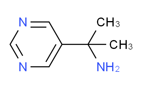 CAS No. 179322-41-9, 2-(Pyrimidin-5-yl)propan-2-amine