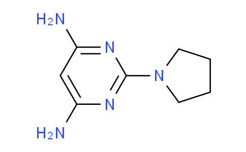 CAS No. 104990-33-2, 2-(Pyrrolidin-1-yl)pyrimidine-4,6-diamine