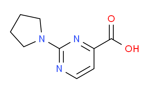 CAS No. 933709-00-3, 2-(Pyrrolidin-1-yl)pyrimidine-4-carboxylic acid