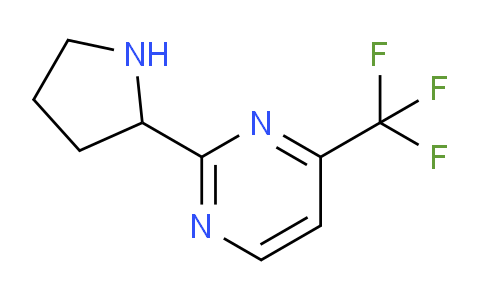 CAS No. 1259078-84-6, 2-(Pyrrolidin-2-yl)-4-(trifluoromethyl)pyrimidine
