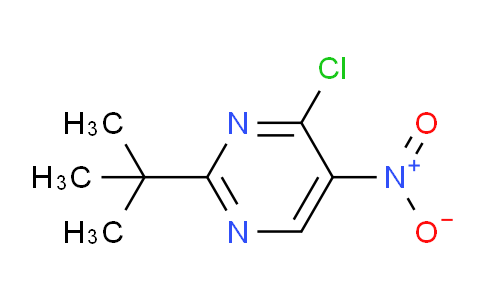 CAS No. 70227-50-8, 2-(tert-Butyl)-4-chloro-5-nitropyrimidine