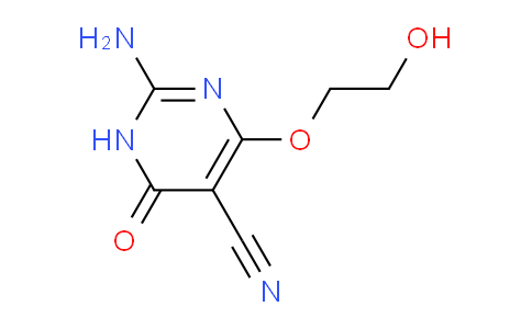 CAS No. 126865-37-0, 2-Amino-4-(2-hydroxyethoxy)-6-oxo-1,6-dihydropyrimidine-5-carbonitrile