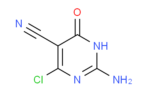 CAS No. 85840-23-9, 2-Amino-4-chloro-6-oxo-1,6-dihydropyrimidine-5-carbonitrile