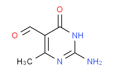 CAS No. 18595-67-0, 2-Amino-4-methyl-6-oxo-1,6-dihydropyrimidine-5-carbaldehyde