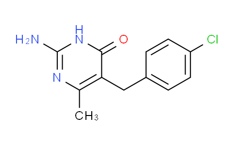 CAS No. 500157-65-3, 2-Amino-5-(4-chlorobenzyl)-6-methylpyrimidin-4(3H)-one