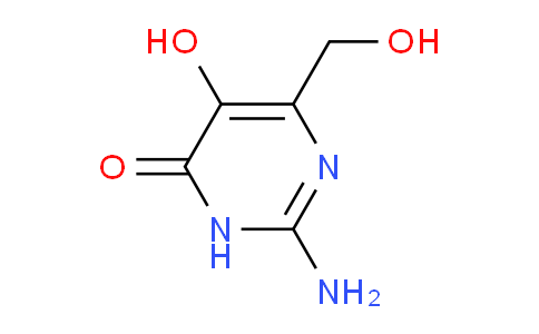 CAS No. 114282-45-0, 2-Amino-5-hydroxy-6-(hydroxymethyl)pyrimidin-4(3H)-one