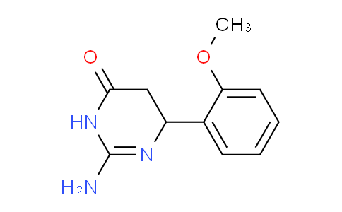 CAS No. 892761-69-2, 2-Amino-6-(2-methoxyphenyl)-5,6-dihydropyrimidin-4(3H)-one