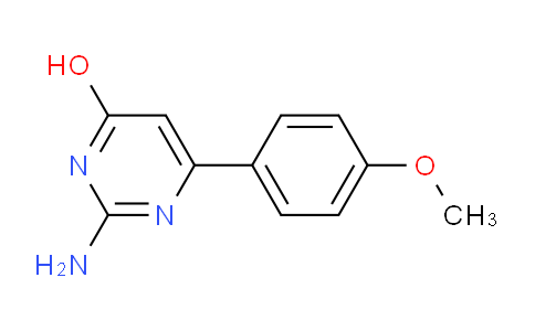 CAS No. 98305-81-8, 2-Amino-6-(4-methoxyphenyl)pyrimidin-4-ol