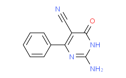 CAS No. 81066-94-6, 2-Amino-6-oxo-4-phenyl-1,6-dihydropyrimidine-5-carbonitrile
