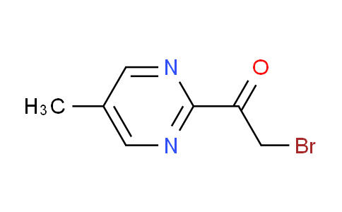 CAS No. 1956379-49-9, 2-Bromo-1-(5-methylpyrimidin-2-yl)ethanone