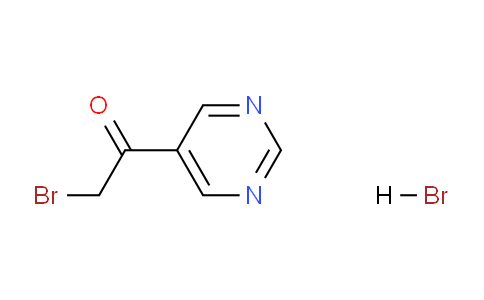CAS No. 58004-77-6, 2-Bromo-1-(pyrimidin-5-yl)ethanone hydrobromide